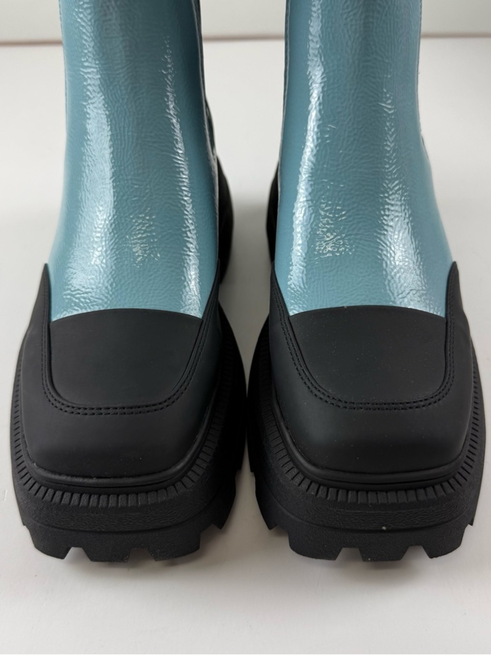 Katy Perry The Geli Combat Boot Womens Size 8.5M Blue Black Chunky Platform NEW - Picture 5 of 14